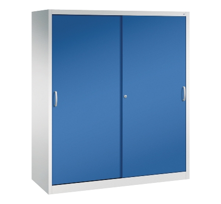 CP Werkzeug-Schiebetürenschrank Acurado 2169-00 2x 4 Einlegeböden (HxBxT) 1950x1600x600mm 7035/5023