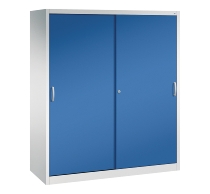 CP Werkzeug-Schiebetürenschrank Acurado 2169-00 2x 4 Einlegeböden (HxBxT) 1950x1600x600mm 7035/5023
