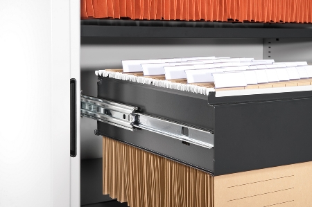 C+P Hängerahmen 3201-811 Ominispace für Hängehefter 1-bahnig (HxBxT) 121x637x355mm 7035