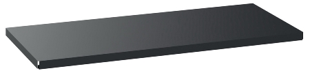 C+P Einlegeboden Omnispace 3201-80 (HxBxT) 24x649x360mm Traglast 50kg Stahl lackiert Lichtgrau (RAL 7035)