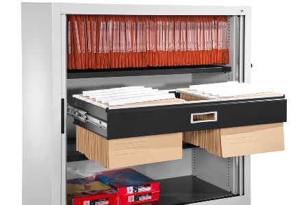 C+P Hängerahmen 3201-811 Ominispace für Hängehefter 1-bahnig (HxBxT) 121x637x355mm 7035