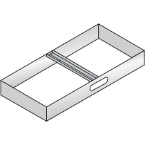 C+P Hängerahmen 3201-811 Ominispace für Hängehefter 1-bahnig (HxBxT) 121x637x355mm 7035