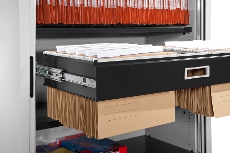 C+P Hängerahmen 3201-811 Ominispace für Hängehefter 1-bahnig (HxBxT) 121x637x355mm 7035