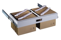 C+P Hängerahmen 3201-811 Ominispace für Hängehefter 1-bahnig (HxBxT) 121x637x355mm 7035