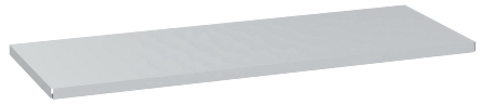 C+P Einlegeboden Omnispace 3201-80 (HxBxT) 24x649x360mm Traglast 50kg Stahl lackiert Lichtgrau (RAL 7035)