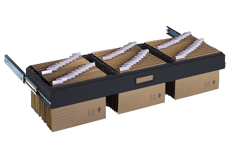 C+P Hängerahmen 3201-811 Ominispace für Hängehefter 1-bahnig (HxBxT) 121x637x355mm 7035
