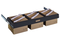 C+P Hängerahmen 3201-811 Ominispace für Hängehefter 1-bahnig (HxBxT) 121x637x355mm 7035
