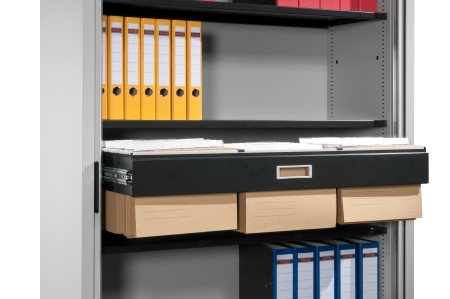 C+P Hängerahmen 3201-811 Ominispace für Hängehefter 1-bahnig (HxBxT) 121x637x355mm 7035