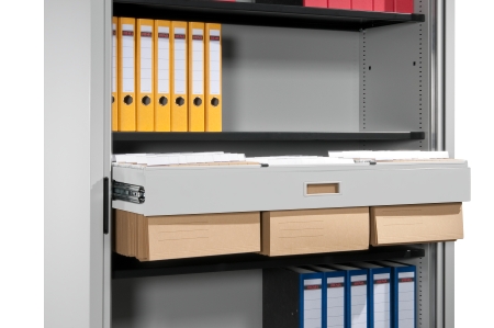 C+P Hängerahmen 3201-811 Ominispace für Hängehefter 1-bahnig (HxBxT) 121x637x355mm 7035