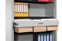 C+P Hängerahmen 3201-811 Ominispace für Hängehefter 1-bahnig (HxBxT) 121x637x355mm 7035