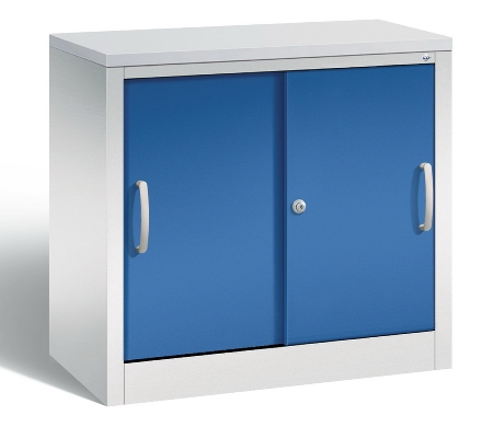 C+P Schiebetürenschrank Schreibtischhöhe 5722-00 C2000 Acurado 2OH (HxBxT) 720x800x400mm 7035/3003