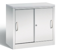 C+P Schiebetürenschrank Schreibtischhöhe 5722-00 C2000 Acurado 2OH (HxBxT) 720x800x400mm 7035/3003