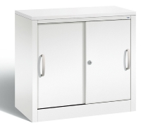 C+P Schiebetürenschrank Schreibtischhöhe 5722-00 C2000 Acurado 2OH (HxBxT) 720x800x400mm 7035/3003