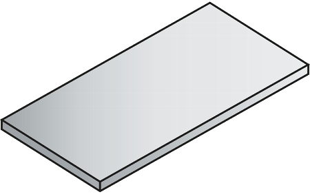 C+P Einlegeboden SLIM 5722-80 (BxT) 740x340mm Traglast 40kg Stahl lackiert Lichtgrau (RAL 7035)