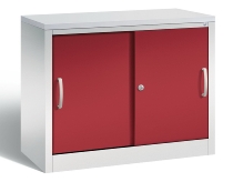 C+P Schiebetürenschrank Schreibtischhöhe 5722-00 C2000 Acurado 2OH (HxBxT) 720x800x400mm 7035/3003