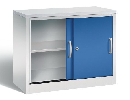 C+P Schiebetürenschrank Schreibtischhöhe 5722-00 C2000 Acurado 2OH (HxBxT) 720x800x400mm 7035/3003
