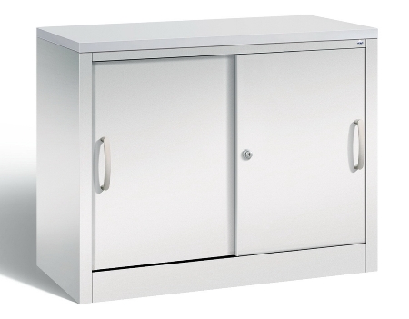 C+P Schiebetürenschrank Schreibtischhöhe 5722-00 C2000 Acurado 2OH (HxBxT) 720x800x400mm 7035/3003