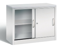 C+P Schiebetürenschrank Schreibtischhöhe 5722-00 C2000 Acurado 2OH (HxBxT) 720x800x400mm 7035/3003