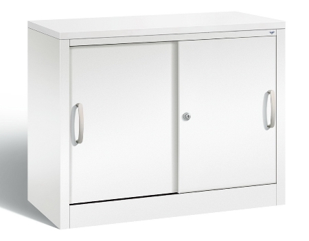 C+P Schiebetürenschrank Schreibtischhöhe 5722-00 C2000 Acurado 2OH (HxBxT) 720x800x400mm 7035/3003
