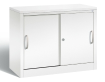 C+P Schiebetürenschrank Schreibtischhöhe 5722-00 C2000 Acurado 2OH (HxBxT) 720x800x400mm 7035/3003