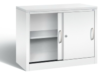 C+P Schiebetürenschrank Schreibtischhöhe 5722-00 C2000 Acurado 2OH (HxBxT) 720x800x400mm 7035/3003