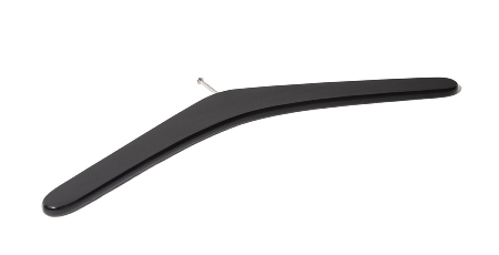 C+P Kleiderbügel 8000-061 Serie 8070 aus Hartholz, schwarz lackiert VE: 5 Stück