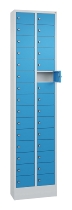 C+P Kleingefachschrank 80700-203 Serie 8170 Intro mit Sockel 20 Fächer (HxBxT)1950x460x200mm 7035/7016