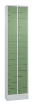 C+P Kleingefachschrank 80700-203 Serie 8170 Intro mit Sockel 20 Fächer (HxBxT)1950x460x200mm 7035/7016
