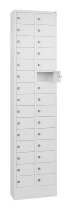 C+P Kleingefachschrank 80700-203 Serie 8170 Intro mit Sockel 20 Fächer (HxBxT)1950x460x200mm 7035/7016