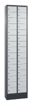 C+P Kleingefachschrank 80700-203 Serie 8170 Intro mit Sockel 20 Fächer (HxBxT)1950x460x200mm 7035/7016