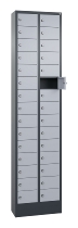 C+P Kleingefachschrank 80700-203 Serie 8170 Intro mit Sockel 20 Fächer (HxBxT)1950x460x200mm 7035/7016