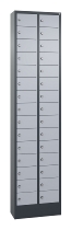 C+P Kleingefachschrank 80700-203 Serie 8170 Intro mit Sockel 20 Fächer (HxBxT)1950x460x200mm 7035/7016