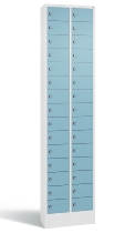 C+P Kleingefachschrank 80700-203 Serie 8170 Intro mit Sockel 20 Fächer (HxBxT)1950x460x200mm 7035/7016