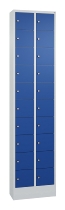C+P Kleingefachschrank 80700-203 Serie 8170 Intro mit Sockel 20 Fächer (HxBxT)1950x460x200mm 7035/7016