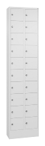 C+P Kleingefachschrank 80700-203 Serie 8170 Intro mit Sockel 20 Fächer (HxBxT)1950x460x200mm 7035/7016