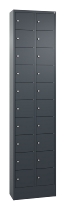 C+P Kleingefachschrank 80700-203 Serie 8170 Intro mit Sockel 20 Fächer (HxBxT)1950x460x200mm 7035/7016