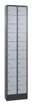 C+P Kleingefachschrank 80700-203 Serie 8170 Intro mit Sockel 20 Fächer (HxBxT)1950x460x200mm 7035/7016