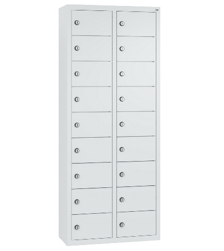 C+P Kleingefachschrank 80700-223 Serie 8170 Intro wandhängend 12 Fächer (HxBxT)1130x460x200mm 7035/0024