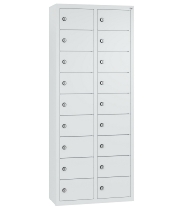 C+P Kleingefachschrank 80700-223 Serie 8170 Intro wandhängend 12 Fächer (HxBxT)1130x460x200mm 7035/0024