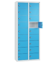 C+P Kleingefachschrank 80700-223 Serie 8170 Intro wandhängend 12 Fächer (HxBxT)1130x460x200mm 7035/0024