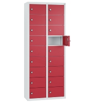 C+P Kleingefachschrank 80700-223 Serie 8170 Intro wandhängend 12 Fächer (HxBxT)1130x460x200mm 7035/0024
