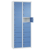C+P Kleingefachschrank 80700-223 Serie 8170 Intro wandhängend 12 Fächer (HxBxT)1130x460x200mm 7035/0024