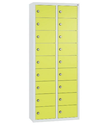 C+P Kleingefachschrank 80700-223 Serie 8170 Intro wandhängend 12 Fächer (HxBxT)1130x460x200mm 7035/0024