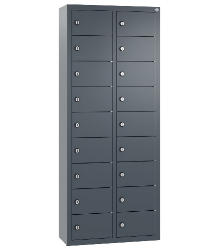 C+P Kleingefachschrank 80700-223 Serie 8170 Intro wandhängend 12 Fächer (HxBxT)1130x460x200mm 7035/0024