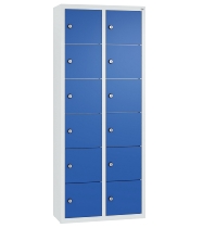 C+P Kleingefachschrank 80700-223 Serie 8170 Intro wandhängend 12 Fächer (HxBxT)1130x460x200mm 7035/0024