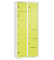 C+P Kleingefachschrank 80700-223 Serie 8170 Intro wandhängend 12 Fächer (HxBxT)1130x460x200mm 7035/0024