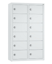 C+P Kleingefachschrank 80700-223 Serie 8170 Intro wandhängend 12 Fächer (HxBxT)1130x460x200mm 7035/0024