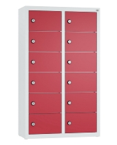 C+P Kleingefachschrank 80700-223 Serie 8170 Intro wandhängend 12 Fächer (HxBxT)1130x460x200mm 7035/0024