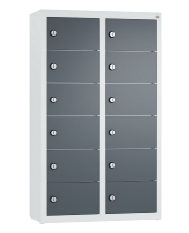 C+P Kleingefachschrank 80700-223 Serie 8170 Intro wandhängend 12 Fächer (HxBxT)1130x460x200mm 7035/0024