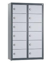 C+P Kleingefachschrank 80700-223 Serie 8170 Intro wandhängend 12 Fächer (HxBxT)1130x460x200mm 7035/0024